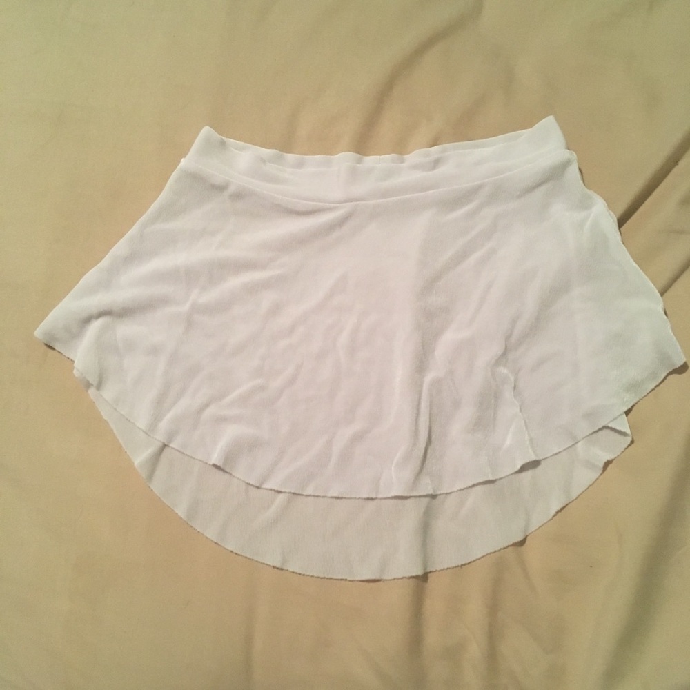 bullet pointe skirt xxs white